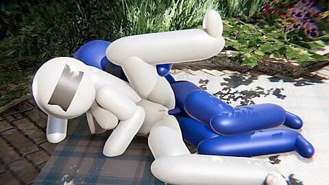 White And Blue Futanari Cocks Fuck Each Other In Anime Porn Among Us