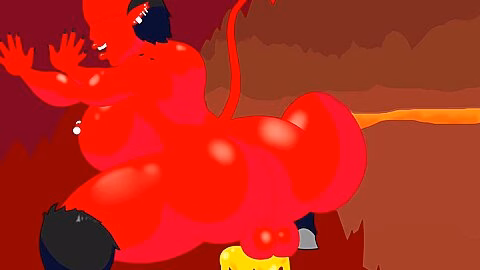 Demon Futa X Lava Hole